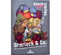 Black Stories Junior Sherlock & Co. Gioco Da Tavolo Moses Gioco Di Indovinelli