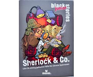 Black Stories Junior Sherlock & Co. Gioco Da Tavolo Moses Gioco Di Indovinelli