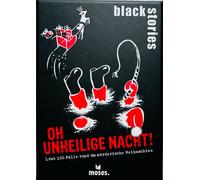 Black Stories Oh Unheilige Notte Moses Partyspiel Gioco di Carte, Quiz, Rätsel
