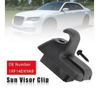 Black Sun Visor Clip 1RF14DX9AB Per Chrysler 300 Dodge Charger 2011-2020 T9