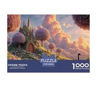 Black Swans in The Water 1000 Pezzi Carta Ecologica Puzzle Cherry Blossom Cloud Manor Antistress Gioco Creativo Puzzle Per Bambini 38x26cm/1000pcs