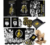 Black Tales. Siege Pack. The Odyssey, the Iliad and the Aeneid. The complete collection. Ediz. illustrata. Con Trojan Horse miniature, dice set, maps, dice tray, flat hero miniatures, velvet dice ...