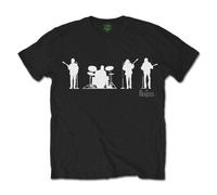 Black The Beatles Saville Row Line Up autorizzato Uomo maglietta