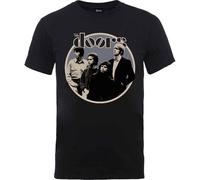 Black The Doors Retro Circle autorizzato Uomo maglietta