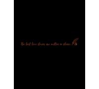 Black - Themed Notebook with Romantic Quote: 8x10 Graph Paper Journal with 100 Pages, Matte Cover - Featuring a Beautiful Love Words for Her