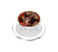 Black Thunder Bear Chitarista Rock and Roll per gli appassionati di musica PopSockets PopGrip per MagSafe