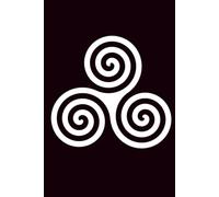 Black Triskelion Color Correspondence Journal: An Ancient Symbolic Guide to Color Meanings, Personal Growth, and Creative Inspiration (6”x9”)