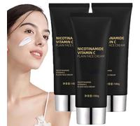 Black Tube Skin Cream,Naturals 100% Pure Cream Moisturizer,Korean Multifunctional Smooth Hydrating Makeup Cream,Moisturizing Cream Concealer Lazy Cream,Brightening Cream,Tone Up Cream,for Face (3Pcs)