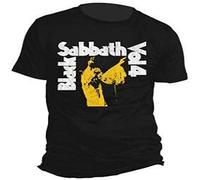Black-Tusk - Uomo Vol 4 Giallo T-Shirt in Nero Men's Male Grey L