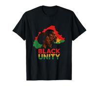 Black Unity Pan African Pride radica l'empowerment culturale Maglietta
