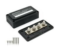 Black Universal 300A M8 Studs Bus Bar Power Distribution Box Terminal Block New