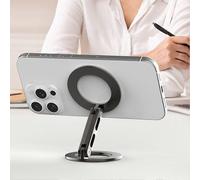 (Black)User-friendly Double Durable Tablet Quality Holder Phone High Ring Phone Grip Cell Removable Ipad Cell Magnetic