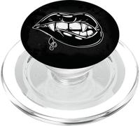 Black Vampire Lips Teeth Sexy Women Girls Gift Christmas PopSockets PopGrip per MagSafe