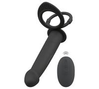 Black Velvets Rc Double Fucker Anal Vibrator Trasparente