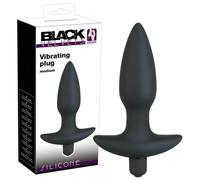 Cono Vibrante Velluto Nero - Medio