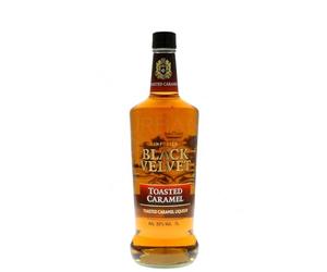 Black Velvet TOASTED CARAMEL Flavored Whisky 35% Vol. 1l
