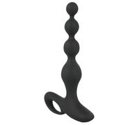Velvet Nero - vibratore anale perline impermeabile ricaricabile