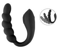 Black Velvets Bendable Dual Stimulator Black