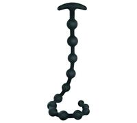 Black Velvets Anal Beads Silicone 50cm