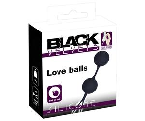 Black Velvets - duo di palline geisha per esercizi di Kegel (set da 2 pezzi)