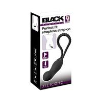 Dildo Senza Cintura Black Velvet Perfect Fit - Materiale Pieghevole (Nero)