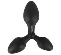 Black Velvet - plug anale triplo (nero)