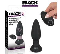 Black Velvets Remote Controlled Rotating & Vibrating Plug Vibratore Anale Toy
