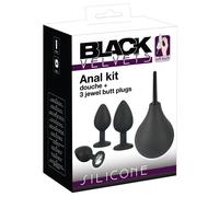 Black Velvets - set di plug anali (4 pezzi, nero)