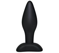 Black Velvets Silicone Butt Plug 9cm