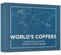 Black Vibes - Kit Degustazione Caffè - WORLD'S COFFEES | Caffè in Grani 420g (6x70g) | 6 Pregiate Qualità di Caffè Monorigine | Confezione Regalo per Lui o per Lei