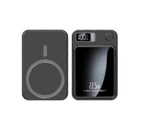 (Black) W-146 22.5w 10000mah Power Bank Magnetic Wireless Charger Phone External Battery Pack