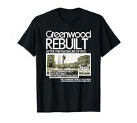 Black Wall Street Greenwood: dalle ceneri all'eccellenza Maglietta