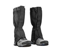 (black) Waterproof And Adjustable Walking Snow Gaiters With Foot Strap