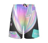 Black Waves Silver Yk2 - Pantaloni da pigiama comodi, morbidi, da uomo, per le vacanze, Onde nere argento YK2, XXL