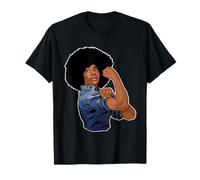 Black We Can Do It Black Rosie The Rivettatrice Maglietta