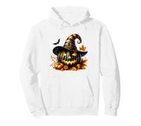 Black White And Orange Halloween Must Haves for Witches Felpa con Cappuccio