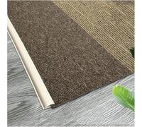 Black White Grey Blue Green Seamless Seamless Transition Strips for Home Office,Floor Transition Strip Self Adhesive Carpet Edge Strip PVC(Beige,4m(13ft))