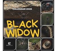 Black Widow Calendar 2026: Monthly Encounters with the Queen of Arachnids, Track Your Year Alongside Mysterious, Powerful Web-Weaving Icons
