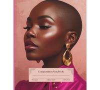 Black Woman Crowned with Resilience Composition Notebook: College Ruled for Journal and Everyday Writing from the Pink Breast Cancer Awareness Crowns Collection