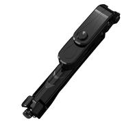 (Black) XT05 Bluetooth-compatible Phone Holder Tripod Selfie Stick Fill Light for Live Streaming