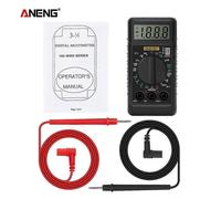 (black347)Aneng Mini Multimetro Digitale Tester Elettrico Misuratore Multimetro Transistor Condensatore