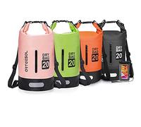 Blackace arteesol 5L 10L 20L 30L Impermeabile Borsa Secca/Borsa Impermeabile con Cinghia Lunga Regolabile per Kayak in Barca Escursione in canoa/pesca/Rafting/Nuoto/Snowboard