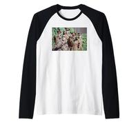 Blackadder Rowan Atkinson Stephen Fry Hugh Laurie Maglia con Maniche Raglan