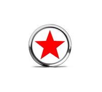 BlackAmazement 316L Plug Flesh Tunnel Inlay Piercing Stella Stella 06 mm - 16 mm Argento Rosso Nero Punk Rebell Uomo e Acciaio inossidabile, colore: argento
