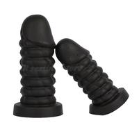 BlackBeast™ - Plug anale in silicone con ventosa - Taglia - x-large