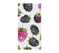 Blackberry Fruit Pattern Summer Door Cover Large Hanging Banner Welcome Door Cover Sfondo Banner per porta d'ingresso Festa Primavera Decorazione per interni ed esterni