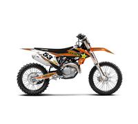 BLACKBIRD KIT GRAFICHE + COPRISELLA KTM 250 EXC-F 2020-2022 ROCKSTAR ENERGY
