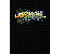 Blackbook Graffiti Sketchbook: Blank Book for Sketching, Drawing, Painting or Doodling. Art Book for Graffiti Artists, Kids, Students and Adults - ... with Brick Wall Frame For Drawing 200 Pages