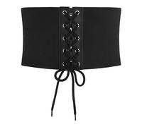 BlackButterfly 14 CM Elasticizzato Fascetta Cintura A Bustino (Nero, S)