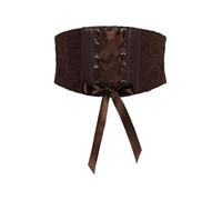 BlackButterfly 14 CM Pizzo Elastico Della Vita Del Corsetto Cintura (Marrone scuro, S)
